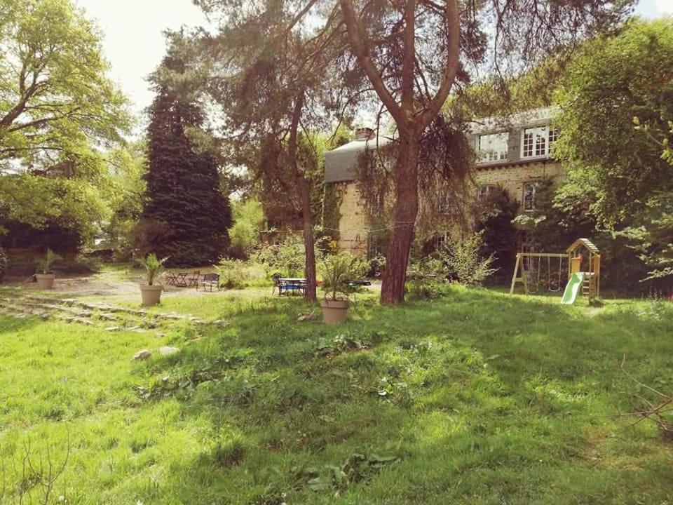 Hotel Manoir Du Tertre Au Coeur De La Foret De Broceliande Paimpont Exterior foto